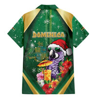 Dominica Christmas Family Matching Mermaid Dress and Hawaiian Shirt Funny Santa Sisserou Parrot - Wonder Print Shop