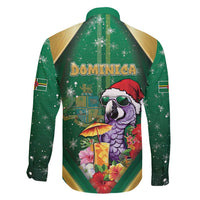 Dominica Christmas Family Matching Puletasi and Hawaiian Shirt Funny Santa Sisserou Parrot - Wonder Print Shop