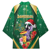 Dominica Christmas Kimono Funny Santa Sisserou Parrot - Wonder Print Shop