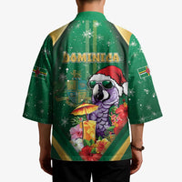 Dominica Christmas Kimono Funny Santa Sisserou Parrot - Wonder Print Shop