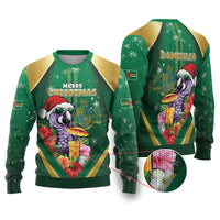 Dominica Christmas Ugly Christmas Sweater Funny Santa Sisserou Parrot - Wonder Print Shop