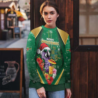 Dominica Christmas Ugly Christmas Sweater Funny Santa Sisserou Parrot - Wonder Print Shop
