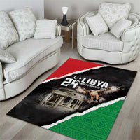 Happy Libya Independence Day Area Rug Libya In My Heart LT05 - Wonder Print Shop