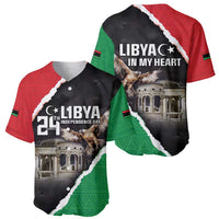 Happy Libya Independence Day Baseball Jersey Libya In My Heart LT05 - Wonder Print Shop
