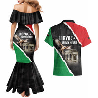 Happy Libya Independence Day Couples Matching Mermaid Dress and Hawaiian Shirt Libya In My Heart LT05 - Wonder Print Shop