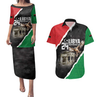 Happy Libya Independence Day Couples Matching Puletasi and Hawaiian Shirt Libya In My Heart LT05 - Wonder Print Shop