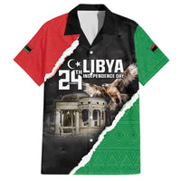 Happy Libya Independence Day Family Matching Off The Shoulder Long Sleeve Dress and Hawaiian Shirt Libya In My Heart LT05 - Wonder Print Shop