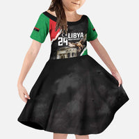 Happy Libya Independence Day Family Matching Off Shoulder Maxi Dress and Hawaiian Shirt Libya In My Heart LT05 - Wonder Print Shop