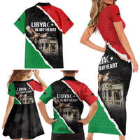 Happy Libya Independence Day Family Matching Short Sleeve Bodycon Dress and Hawaiian Shirt Libya In My Heart LT05 - Wonder Print Shop