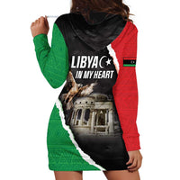 Happy Libya Independence Day Hoodie Dress Libya In My Heart LT05 - Wonder Print Shop