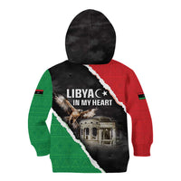 Happy Libya Independence Day Kid Hoodie Libya In My Heart LT05 - Wonder Print Shop