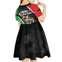 Happy Libya Independence Day Kid Short Sleeve Dress Libya In My Heart LT05 - Wonder Print Shop