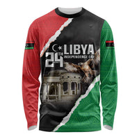 Happy Libya Independence Day Long Sleeve Shirt Libya In My Heart LT05 - Wonder Print Shop