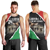 Happy Libya Independence Day Men Tank Top Libya In My Heart LT05 - Wonder Print Shop
