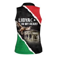 Happy Libya Independence Day Women Sleeveless Polo Shirt Libya In My Heart LT05 - Wonder Print Shop