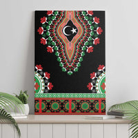 Libya Barbary Lion Canvas Wall Art Dashiki Simple Style LT05 - Wonder Print Shop