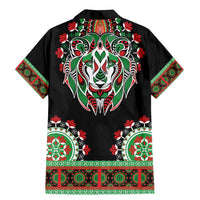 Libya Barbary Lion Family Matching Mermaid Dress and Hawaiian Shirt Dashiki Simple Style LT05 - Wonder Print Shop