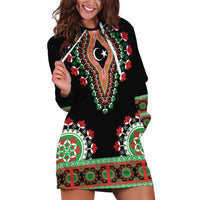 Libya Barbary Lion Hoodie Dress Dashiki Simple Style LT05 - Wonder Print Shop