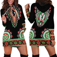 Libya Barbary Lion Hoodie Dress Dashiki Simple Style LT05 - Wonder Print Shop