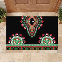 Libya Barbary Lion Rubber Doormat Dashiki Simple Style LT05 - Wonder Print Shop