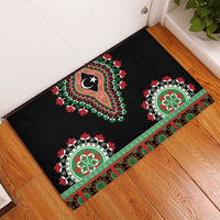 Libya Barbary Lion Rubber Doormat Dashiki Simple Style LT05 - Wonder Print Shop