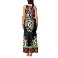 Libya Barbary Lion Tank Maxi Dress Dashiki Simple Style LT05 - Wonder Print Shop