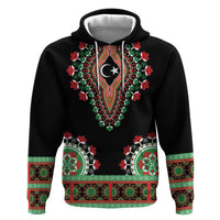 Libya Barbary Lion Zip Hoodie Dashiki Simple Style LT05 - Wonder Print Shop