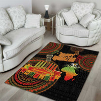 Kwanzaa Kinara Candles Area Rug African Tribal Pattern LT05 - Wonder Print Shop