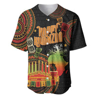 Kwanzaa Kinara Candles Baseball Jersey African Tribal Pattern LT05 - Wonder Print Shop