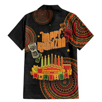 Kwanzaa Kinara Candles Family Matching Mermaid Dress and Hawaiian Shirt African Tribal Pattern LT05 - Wonder Print Shop