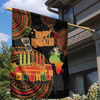 Kwanzaa Kinara Candles Garden Flag African Tribal Pattern LT05 - Wonder Print Shop