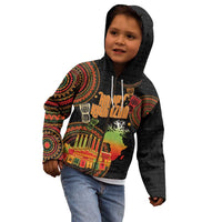 Kwanzaa Kinara Candles Kid Hoodie African Tribal Pattern LT05 - Wonder Print Shop