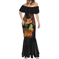 Kwanzaa Kinara Candles Mermaid Dress African Tribal Pattern LT05 - Wonder Print Shop
