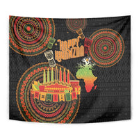 Kwanzaa Kinara Candles Tapestry African Tribal Pattern LT05 - Wonder Print Shop