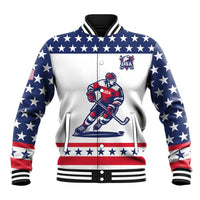 Custom United States Hockey Baseball Jacket Go Champions USA