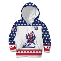 Custom United States Hockey Kid Hoodie Go Champions USA