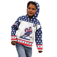 Custom United States Hockey Kid Hoodie Go Champions USA