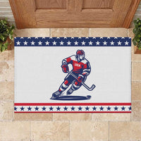 United States Hockey Rubber Doormat Go Champions USA