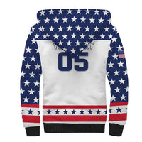 Custom United States Hockey Sherpa Hoodie Go Champions USA