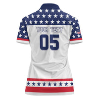 Custom United States Hockey Women Polo Shirt Go Champions USA