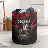 Georgia Coat Of Arms Laundry Basket Saint George And The Dragon