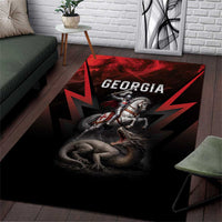 Georgia Coat Of Arms Area Rug Saint George And The Dragon