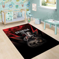 Georgia Coat Of Arms Area Rug Saint George And The Dragon