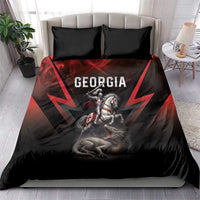 Georgia Coat Of Arms Bedding Set Saint George And The Dragon