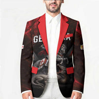 Georgia Coat Of Arms Blazer Saint George And The Dragon