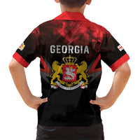 Georgia Coat Of Arms Hawaiian Shirt Saint George And The Dragon