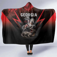 Georgia Coat Of Arms Hooded Blanket Saint George And The Dragon