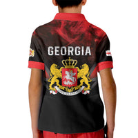 Georgia Coat Of Arms Kid Polo Shirt Saint George And The Dragon