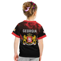 Georgia Coat Of Arms Kid T Shirt Saint George And The Dragon