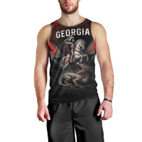 Georgia Coat Of Arms Men Tank Top Saint George And The Dragon